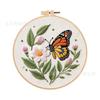 Nuevo Producto Árbol de Libros Flor Mariposa DIY Hecho a Mano Paquete de Materiales Kit Kit de Bordado Inglés Transfronterizo