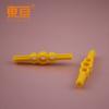 Dhsg65138 Anillo de almohadilla amarilla, pino de doble poste con pino de doble poste octogonal con orificio grande, tecnología de poste, piezas de producción pequeñas
