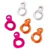 Nuevos Pendientes Geométricos con Pintura en Spray Tridimensionales de Diseño Vintage Pendientes de Aro de Lujo Ligero Europeos y Americanos Pendientes Transfronterizos para Mujeres