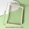 Envío Gratis A5 Transparente Hojas Sueltas Manual Multifuncional Bolsa con Cremallera Libro de Hojas Sueltas Simple Cubierta Suave de PVC Reemplazable