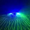 Óculos de Sol Iluminados com LED para Festa, Óculos de Sol Disco, Óculos de Laser Tech Cyberpunk, Luvas a Laser