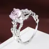 Anel de Caveira Criativo Mais Vendido no Aliexpress com Zircônia de Quatro Garras, Anel Personalizado Moderno Unissex para Vendas Transfronteiriças