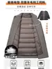 Casaco de lã dupla face de comprimento médio feito sob medida para homens, outono e inverno, com gola de lapela, mangas e forro espesso, casaco de lã casual