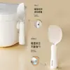 Colher de Arroz Granulada Autoportante Antiaderente Espátula de Arroz para Panela Elétrica de Arroz Servir Arroz Colher de Servir Doméstica Ventosa Magnética Antiaderente