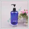 Frasco de gel de banho branco 500ml com bomba, frasco curto e largo com bomba de rosca, frasco dispensador de shampoo, frasco com pump para álcool em gel