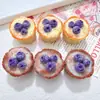 Juguete de Comida de Resina Simulada Queso Arándano Tubo Crujiente Accesorios para Joyería Colgante Hecho a Mano DIY Adornos de Escritorio Colgante Venta al por Mayor