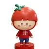 Escultura de Personaje de Dibujos Animados Escultura de Hombre Tomate de Fibra de Vidrio Estanque de Peces de Jardín Escultura de Planta de Dibujos Animados Adorno Decorativo