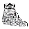 Mochila Escolar Natural para Meninas do Ensino Fundamental, Mochila Versátil de Aparência Elegante para Alunos do Ensino Fundamental II e Médio, Mochila de Grande Capacidade