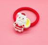 Accesorios para el cabello navideños para niños de 2024, banda de goma elástica alta de Papá Noel, árbol de Navidad, muñeco de nieve, alce, cuerda para el cabello, anillo para el cabello festivo
