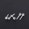 Haste de Orelha Transparente Haste de Orelha Não Alérgica Brinco de Orelha Agulha de Orelha Capa Resina Furos de Orelha Brinco de Orelha DIY Acessórios para Orelha