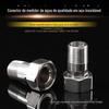 Conector de medidor de água de aço inoxidável 4 pontos 6 pontos acessórios de encanamento de hardware de conexão flexível acessórios de diâmetro variável da bomba de reforço