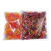 Bandas de Colores Desechables Transfronterizas para el Cabello de Niños, Gomas para el Cabello Empaquetadas en Bolsa de TPU que No Dañan el Cabello, Accesorios para el Cabello