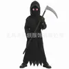 Disfraz de Halloween Horror Ojo Rojo Muerte Guadaña Fantasma Mensajero Oscuro Juego de Fantasmas Disfraz de Halloween Niños