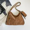 Bolsa de Trabalho Retro de Nicho de Alto Valor para Mulheres 2026 Outono Nova Mochila Elegante de Grande Capacidade Bolsa de Ombro Bolsa Transversal