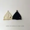 Gorro para Bebé Otoño e Invierno Cálido y a Prueba de Frío Gorro de Punto Pullover para Niños y Niñas Exterior Sencillo Corazón Etiqueta Pequeña Gorro Protector de Orejas Moderno