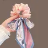Novedad primavera y verano, scrunchie coreano con lazo para mujer, súper elegante y versátil, con un toque de alta gama, liga para el pelo, accesorio para el pelo, goma para el pelo
