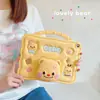 Funda Protectora Adecuada para iPad Pro11 Winnie the Pooh Soporte Retráctil Invisible Ranura para Bolígrafo Portátil Carcasa