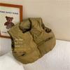 Roupa Infantil Ningli Colete Infantil Outono e Inverno Espessado Meninos e Meninas Solto Estilo Coreano Colete de Algodão Colete de Bebê Roupa Exterior Moderna