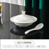 Vajilla de cuenco nido de pájaro, estofado impermeable, ginseng de Liao, cuenco de abulón, plato, Vajilla de arroz, vajilla con calentamiento de vela