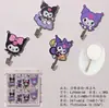 Gancho em relevo Sanrio com designs de Kuromi, My Melody e Cinnamoroll, não requer perfuração, gancho multifuncional para pendurar roupas