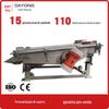 Peneira linear química peneira vibratória quadrada de mineração pequena máquina de peneiramento de aço inoxidável
