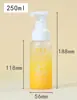 Botella Espumadora con Bomba de Presión de 200/250/300ml, Botella Vacía para Envase de Producto para el Cuidado de la Piel, Botella de Plástico PET para Gel Antibacterial en Stock