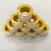Cinta cruda de politetrafluoroetileno, materia prima multicolor, con conexión de diente de alambre metálico para grifo, material de sellado