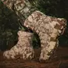 Botas de combate transfronteiriças novas de tamanho grande, botas de camuflagem masculinas para exterior, botas de caminhada de cano alto para exterior, botas de treino de trekking masculinas, atacado
