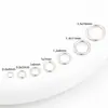 Círculo Ininterrumpido de Acero Inoxidable Accesorios para Joyería DIY Cierre para Collar de Perlas Círculo Cerrado Moda Accesorios de Círculo Único Círculo Redondo