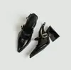 Venda Direta da Fábrica Sandálias Europeias e Americanas de Bico Fino com Salto Alto 2026 Novos Sapatos Femininos de Salto Alto Tendência Novos Sapatos Individuais de Luxo Mary Jane