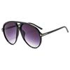Gafas de Sol Decorativas de Marco Grande en Forma de T Personalizadas Estilo Nuevo Moda Ins Tendencia Gafas de Sapo Gafas de Sol para Conducir al Aire Libre
