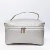 Bolsa de Cosméticos Ovalada Bolsa de Cosméticos de PU Personalizada Almacenamiento de Artículos Esenciales Diarios Bolsa de Cosméticos de Gran Capacidad