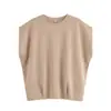 Venda Rápida Transfronteiriça Tong Item Quente 2026 Primavera Novo Tecido Dupla Face Ombro Caído Manga Curta 4174197 Calça Casual 4174198