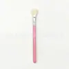 Cepillo Pequeño Plano para Mascarilla Herramienta de Belleza DIY Pincel de Maquillaje Lana de Imitación Cerdas Suaves Cepillo para Mascarilla Tamaño Pequeño Mango Largo Mango del Pincel