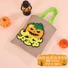 Bolsa de linho padrão de desenho animado bolsa de juta e linho bolsa de compras portátil bolsa de linho adereços de fantasia infantil decoração