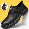 Zapatos de Cuero, Zapatos de Algodón, Zapatos Casuales para Hombre Estilo Británico, Modernos y a la Moda Casual de Punta Ancha Cómodos Venta al por Mayor Negocio Zapatos de Cuero para Hombre