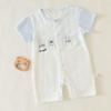 Ropa de Verano Fina Tipo Mono Huesos Libres Algodón Puro Bebé Niño y Niña Ropa con Aire Acondicionado Aimi Aimi para Recién Nacidos