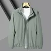 Chaqueta de Invierno 2026 Nueva con Cuello Alto para Hombre, Abrigo Casual de Primavera y Otoño, Versátil y a Prueba de Viento