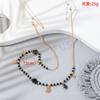Cross-border INS estilo japonês e coreano novo multi-elemento cristal pingente óculos corrente moda feminina anti-perda óculos cordão local