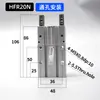 Pinça Pneumática de Cilindro de Dedo HFY6/HFR/HFZ10/MHZ2-16D/20/25/32/40D Mandíbula Plana