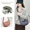 Nova Bolsa Pequena Simples 2025, Moderna, Leve, Bolsa Transversal à Prova d'Água, Bolsa de Ombro de Tecido de Nylon, Bolsa Versátil Casual Formato Bolinho