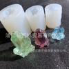 Simulación Racimo de Cristal Natural Piedra en Bruto Adornos Decorativos Cristal Goteo de Pegamento Racimo de Cristal Iceberg Saponita Goteo de Pegamento Molde de Silicona