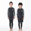 Traje de baño de dos piezas para niños Bañador de bebé Traje para baño en aguas termales Traje de buceo de playa para niños Grandes