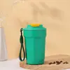 Novo Modelo de Copo Térmico de Aço Inoxidável 316 com Alça de Transporte, Copo Portátil para Refrigerante e Café, Caneca Elegante para Viagem de Carro