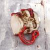 Taza de pie alto de pulpo rojo de Halloween transfronterizo 3D tridimensional de resina de pulpo de calavera acero inoxidable copa de vino