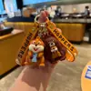 Chaveiro Pingente Figura de Ação Boneco Periférico Placa de Transformação de Castor Desenho Animado Transfronteiriço Pingente para Mochila de Casal Atacado