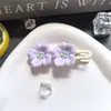 Horquilla de Flor Dulce Clip BB Estilo Occidental Infantil Tocado Lindo Flor de Cerezo Niña Pequeña Accesorios para el Cabello Flequillo Mechones Laterales Clip