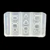 Molde para Uñas Rilakkuma Herramienta DIY Decoración Transparente para Uñas Herramienta de Película de Silicona Hecha a Mano Herramienta Universal para Salón de Uñas
