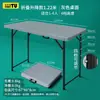 Mesa Dobrável Portátil Simples Mesa de Jantar Doméstica Barraca de Feira Noturna ao Ar Livre Mesa de Jantar Retangular para Apartamento Pequeno