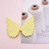 Accesorios de joyería hechos a mano al por mayor, alas de polvo dorado de color fructosa, accesorios para el cabello para niños, accesorios para tarjetas de pastel